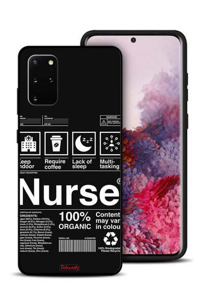 Tolwak غطاء حماية لهاتف سامسونج جالاكسي S20 بلس، ملصق ممرضة