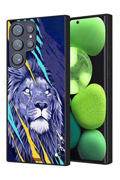 Tolwak غطاء حماية لهاتف سامسونج جالاكسي S22 ألترا 5G الأسد الملك