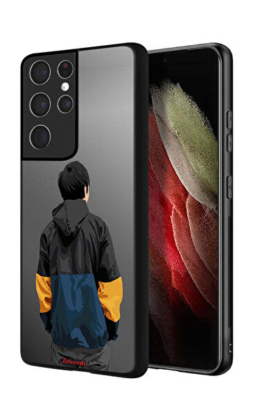Tolwak غطاء حماية لهاتف سامسونج جالاكسي S21 ألترا 5G، صورة فنية لولد