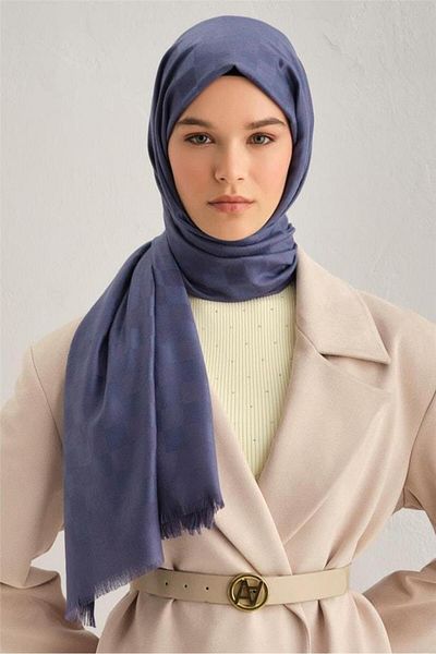 Armine Şal cu model pătrat Viscon 06