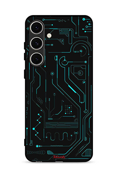 Tolwak غطاء حماية لهاتف Samsung Galaxy A36 5G دوائر فنية رقمية بسيطة متعددة ا...