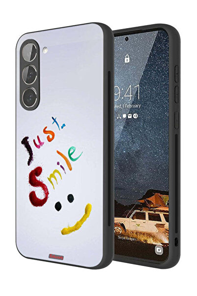 Tolwak غطاء حماية لهاتف سامسونج جالاكسي S23 بلس 5G - ابتسم فقط