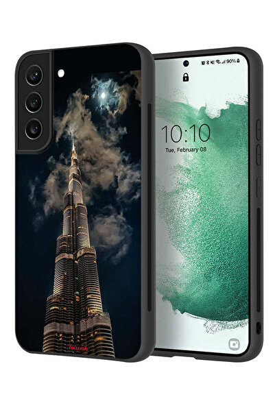Tolwak غطاء حماية لهاتف سامسونج جالاكسي إس 21 بلس 5G برج خليفة في الليل