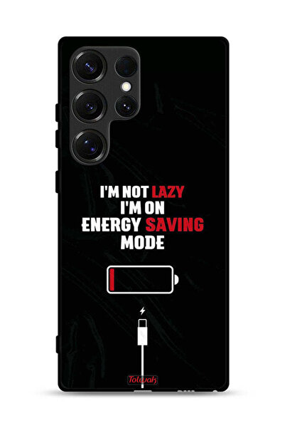 Tolwak غطاء حماية لهاتف سامسونج جالكسي S25 ألترا - أنا لست كسولاً، أنا في وضع...