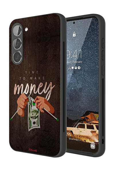 Tolwak غطاء حماية لهاتف Samsung Galaxy S23 5G حان وقت جني الأموال