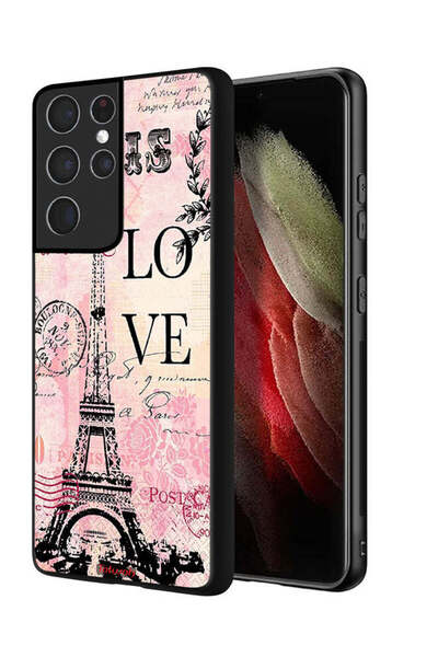 Tolwak غطاء حماية لهاتف سامسونج جالاكسي S21 ألترا 5G باريس لوف