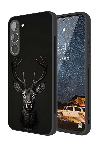 Tolwak غطاء حماية لهاتف سامسونج جالاكسي S23 بلس 5G بتصميم غزال فني رقمي