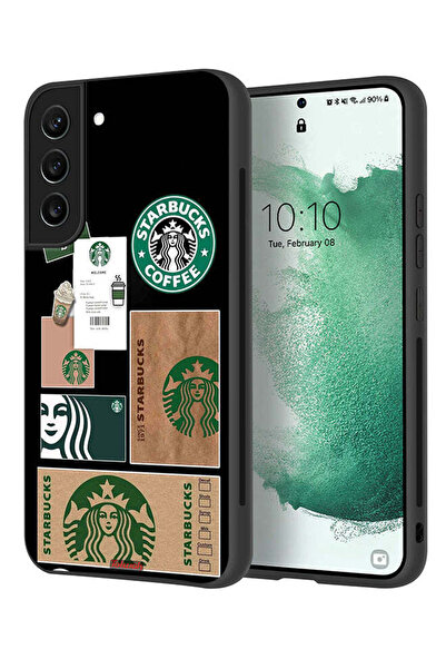 Tolwak غطاء حماية لهاتف سامسونج جالاكسي S22 بلس 5G ملصق ستاربكس