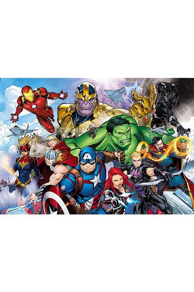 AVENGERS Comics Puzzle – 104 Pieces – Black – 48.5 x 33.5 cm