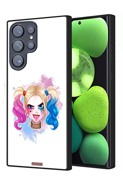 Tolwak غطاء حماية لهاتف سامسونج جالاكسي S23 ألترا 5G برسومات هارلي كوين