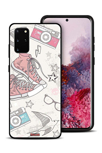 Tolwak غطاء حماية من القماش بتصميم حذاء وكاميرا لهاتف سامسونج جالكسي S20 بلس