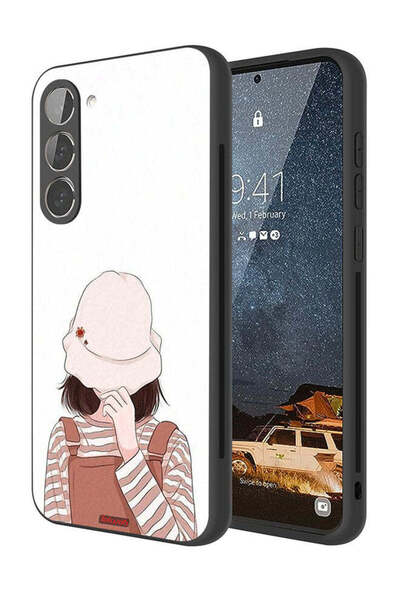 Tolwak غطاء حماية لهاتف سامسونج جالاكسي S23 بلس 5G بغطاء إخفاء الوجه بالقبعة