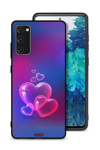 Tolwak غطاء حماية لهاتف سامسونج جالكسي S20 FE بنقشة قلوب الماء