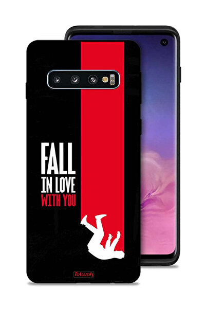 Tolwak غطاء حماية لهاتف سامسونج جالكسي S10 - "وقع في حبك"