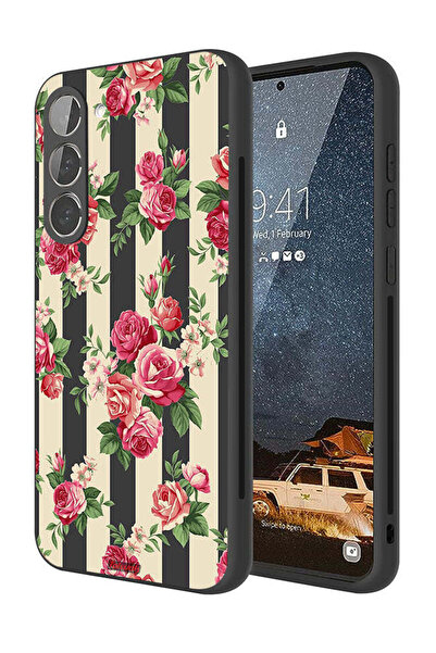 Tolwak غطاء حماية لهاتف سامسونج جالاكسي S23 بلس 5G بنقشة الورود