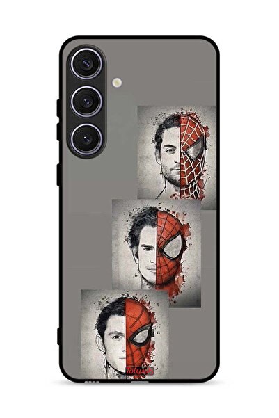 Tolwak غطاء حماية لهاتف سامسونج جالاكسي S24 5G برسومات سبايدر مان