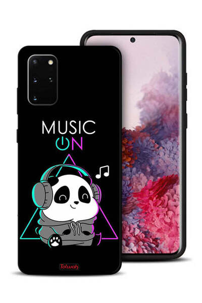 Tolwak غطاء حماية لهاتف سامسونج جالكسي S20 بلس بطبعة موسيقى الباندا
