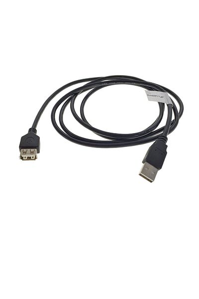 Lanberg cablu, USB 2.0, AM/AF, 1.8, negru