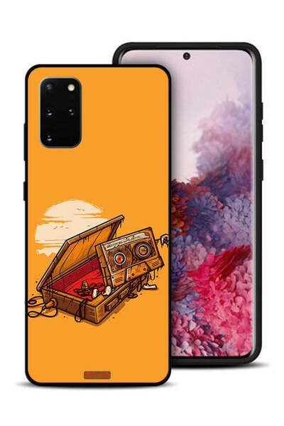 Tolwak غطاء حماية لهاتف سامسونج جالكسي S20 بلس بتصميم شريط كاسيت وشريط لاصق