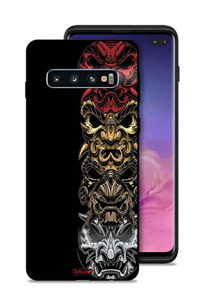 Tolwak غطاء حماية لهاتف سامسونج جالكسي S10 بلس برؤوس فنية