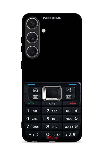 Tolwak غطاء حماية لهاتف Samsung Galaxy S24 5G بنمط هاتف قديم