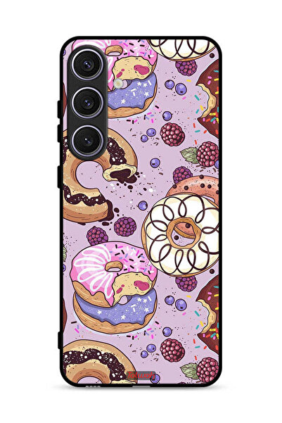 Tolwak غطاء حماية لهاتف سامسونج جالكسي S25 برسومات دونات فنية