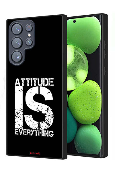 Tolwak Samsung Galaxy S22 Ultra 5G Protective Case Cover Attitude Is Everything