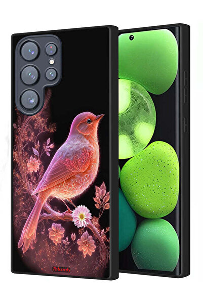 Tolwak غطاء حماية لهاتف سامسونج جالاكسي S22 ألترا 5G برسومات طيور لطيفة