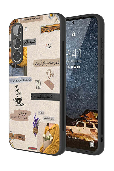 Tolwak غطاء حماية لهاتف سامسونج جالاكسي إس 23 بلس 5G بعبارات حب عربية