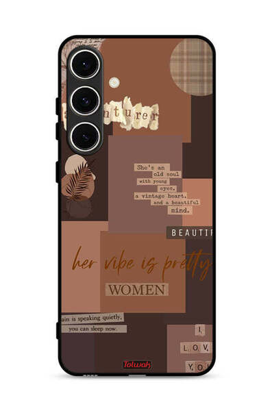 Tolwak Samsung Galaxy M56 5G Protective Case Cover Adventurer Women