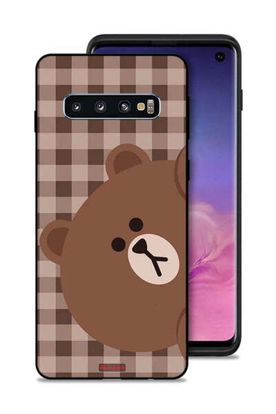Tolwak غطاء حماية بتصميم دب تيدي من سامسونج جالكسي S10