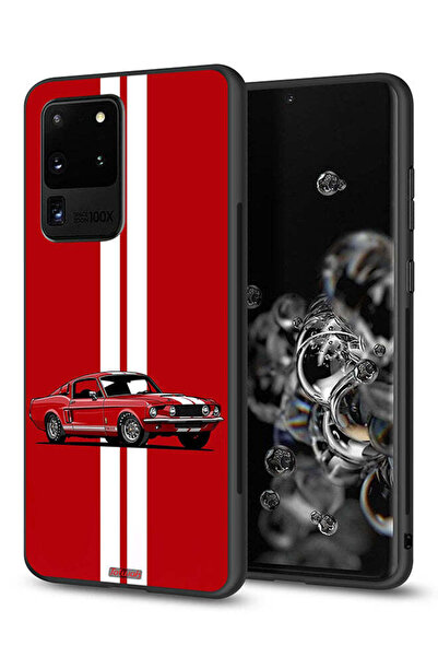 Tolwak Samsung Galaxy S20 Ultra Protective Case Cover Vintage Car Abstract Art