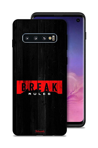 Tolwak غطاء حماية لهاتف Samsung Galaxy S10 يكسر القواعد