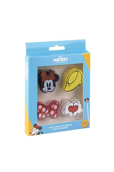 Minnie Mouse Eraser Set – 4 Pieces