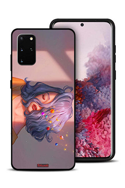 Tolwak غطاء حماية لهاتف سامسونج جالكسي S20 بلس بتصميم فتاة وفضاء