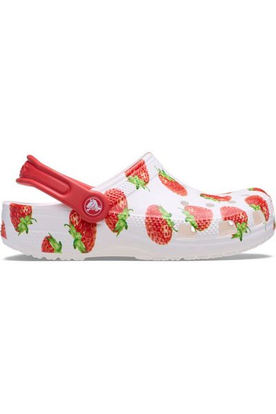 Crocs Classic Fresh Fruits Clog t Strawberry Patterned Children's Slippers