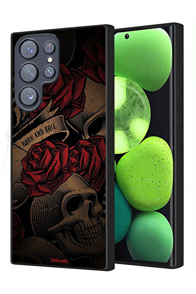 Tolwak غطاء حماية لهاتف سامسونج جالاكسي S22 ألترا 5G روك أند رول