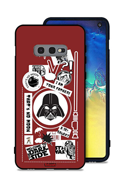 Tolwak غطاء حماية لهاتف Samsung Galaxy S10e ملصق "مرحبًا بكم في الجانب المظلم"