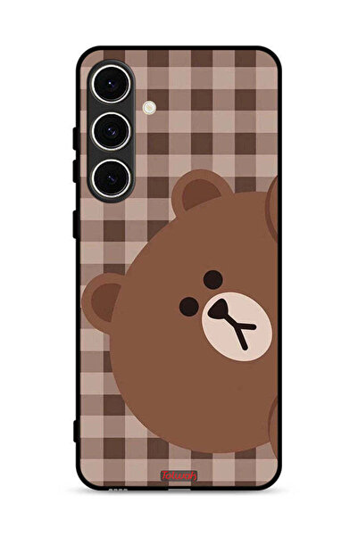 Tolwak غطاء حماية لهاتف سامسونج جالاكسي S24 FE 5G بتصميم دب تيدي