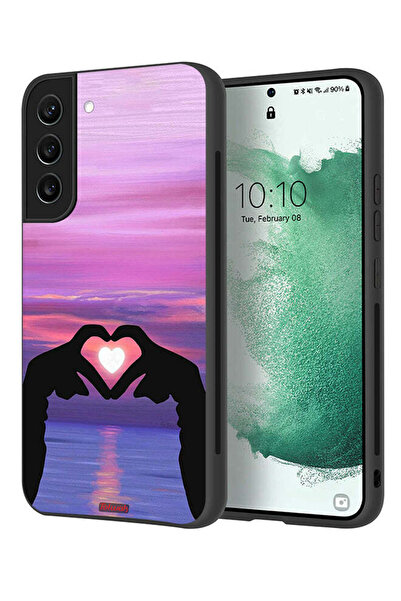 Tolwak غطاء حماية لهاتف سامسونج جالاكسي S21 بلس 5G بتصميم قلب وقمر