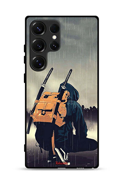 Tolwak غطاء حماية لهاتف سامسونج جالاكسي S25 ألترا بتصميم سيف ساموراي الرقمي