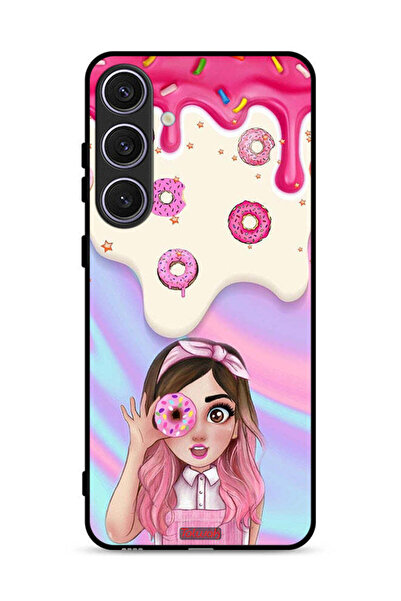 Tolwak غطاء حماية لهاتف Samsung Galaxy S24 5G يحمل دونات