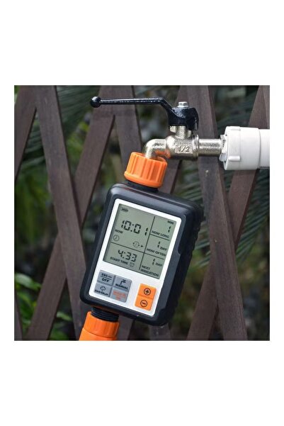 Primo Plus Large Screen Automatic Watering Timer Black/Orange