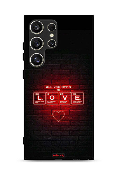Tolwak Samsung Galaxy S24 Ultra 5G Protective Case Cover All You Need Is Love