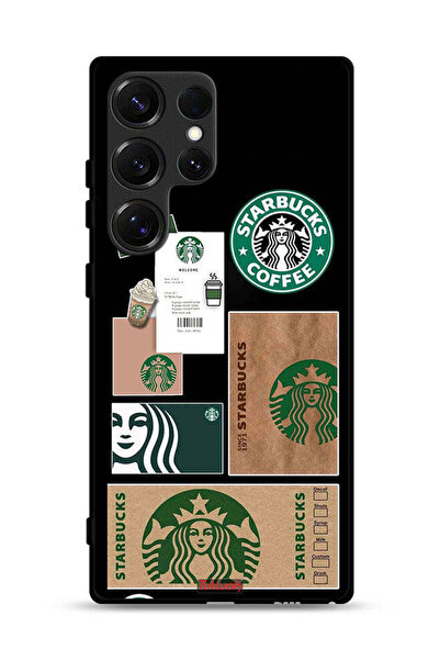 Tolwak غطاء حماية لهاتف سامسونج جالكسي S25 ألترا، ملصق ستاربكس