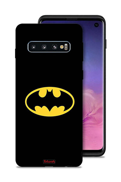 Tolwak غطاء حماية لهاتف Samsung Galaxy S10 بشعار باتمان