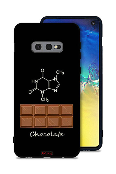 Tolwak غطاء حماية لهاتف Samsung Galaxy S10e بلون الشوكولاتة