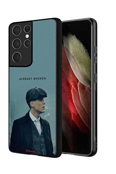 Tolwak غطاء حماية لهاتف Samsung Galaxy S21 Ultra 5G مكسور بالفعل