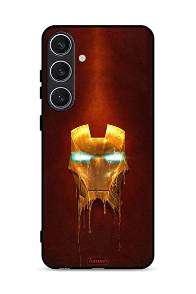 Tolwak غطاء حماية لهاتف سامسونج جالاكسي S24 5G من Iron Man Marvel Comics