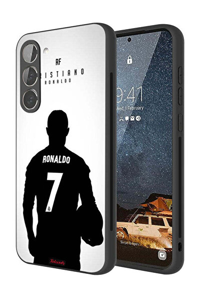 Tolwak غطاء حماية لهاتف سامسونج جالاكسي S23 5G بقناع كريستيانو رونالدو
